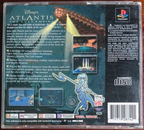 Disney's Atlantis: The Lost Empire - PS1 (Retro)