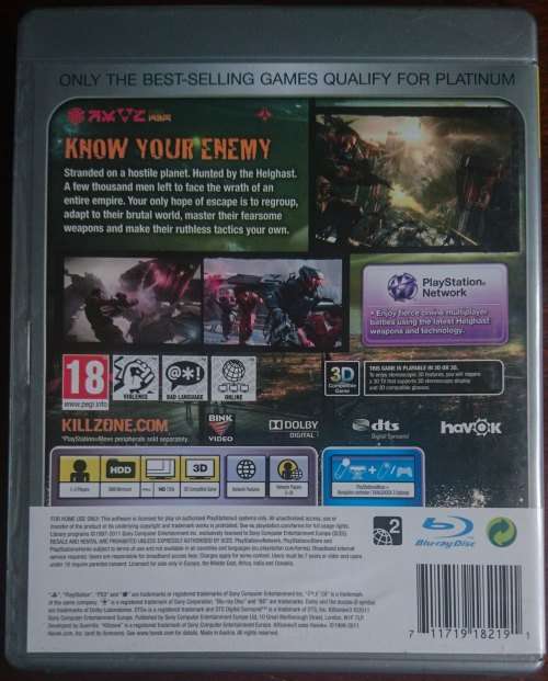 Killzone 3 - PS3 (Platinum)