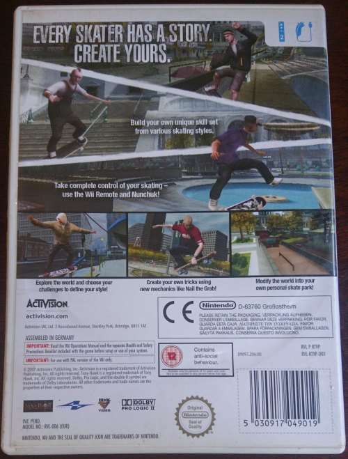 Tony Hawk's Proving Ground - Wii.