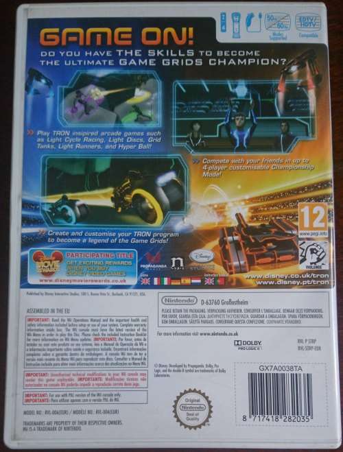Tron Evolution Battle Grids - Wii.