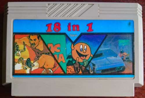 18 in 1 (Includes Super Mario, Bomberman, Battle City) - Famiclone