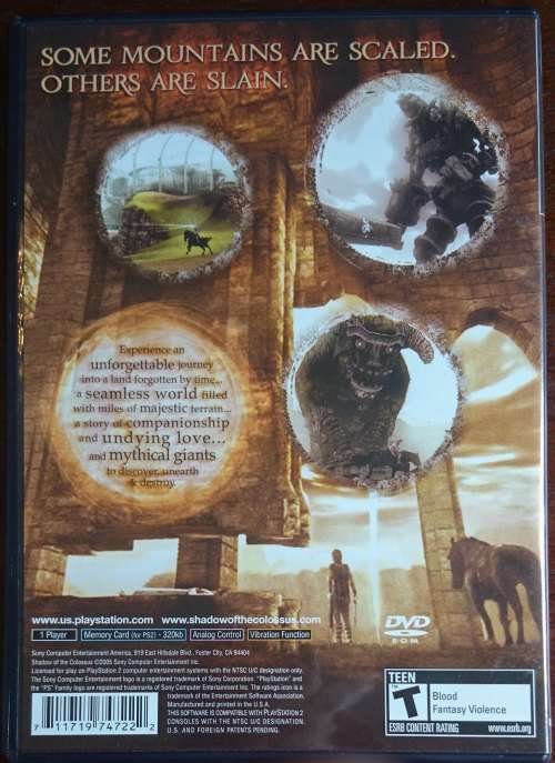 Shadow of the Colossus - PS2 (NTSC)