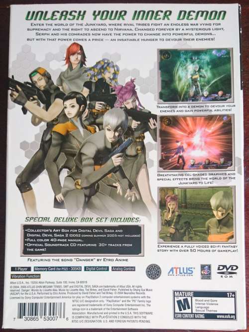 Shin Megami Tensei Digital Devil Saga (Deluxe Box Set) - PS2 (NTSC)