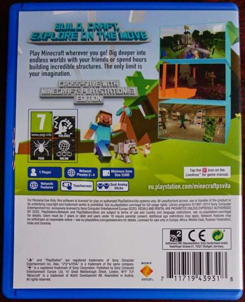 Minecraft -  PS Vita