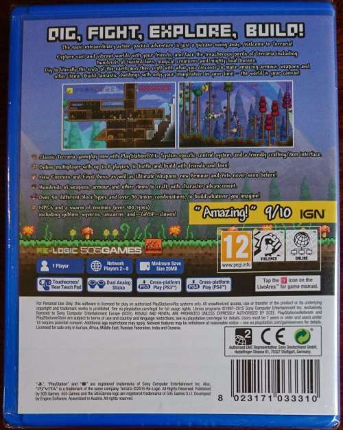 Terraria - PS Vita (Sealed)