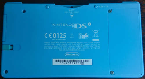 Sky Blue DSi Console Incl Charger