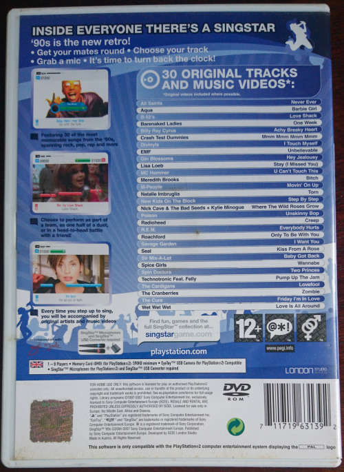 Singstar 90s - PS2