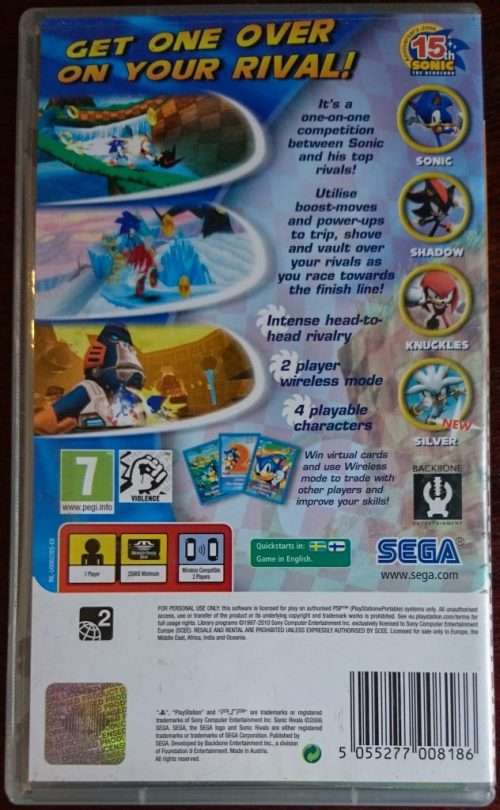 Sonic Rivals - PSP (Essentials)