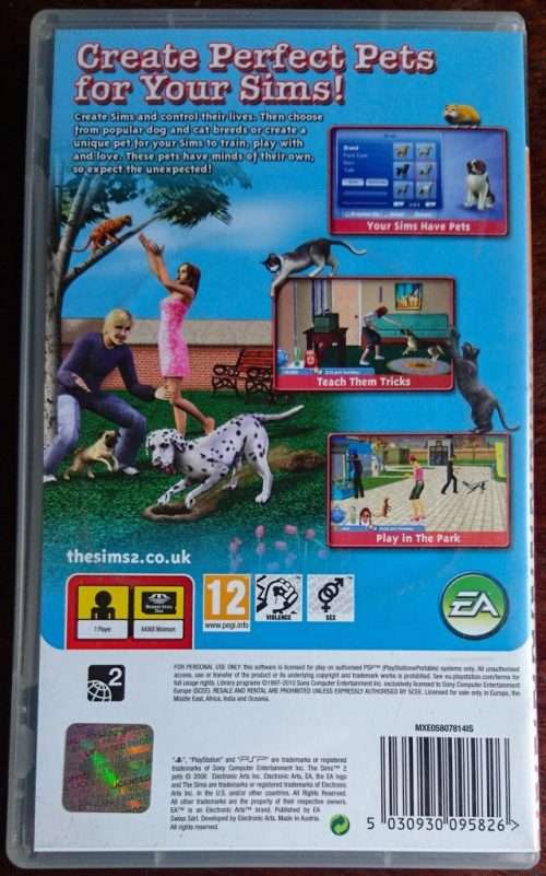 Sims 2 Pets - PSP (Essentials)