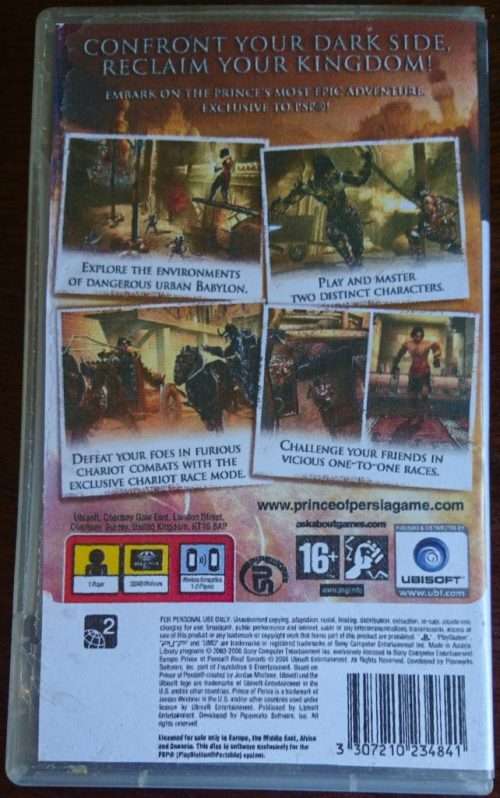 Prince of Persia Rival Swords - PSP