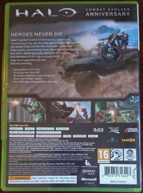 Halo Combat Evolved (Anniversary) - Xbox 360