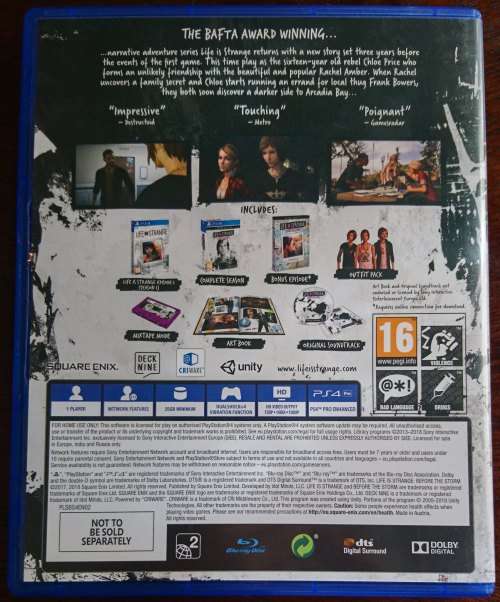 Life is Strange: Before the Storm - PS4 (Limited Edition)