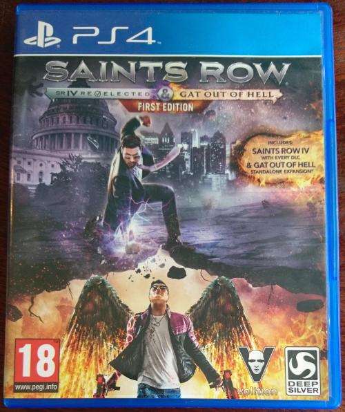 Saints Row IV Re-elected/ Gat out of Hell - PS4 (First Edition)