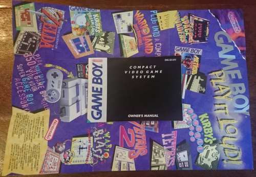 Boxed Game Boy Original Console + Tetris