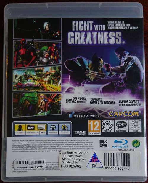 Marvel vs. Capcom 3: Fate of the Worlds - PS3