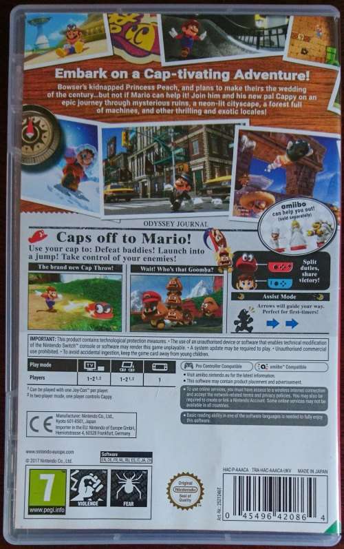 Super Mario Odyssey - Switch