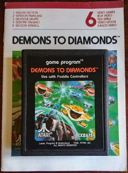 Demons to Diamonds - Atari 2600 (Retro)