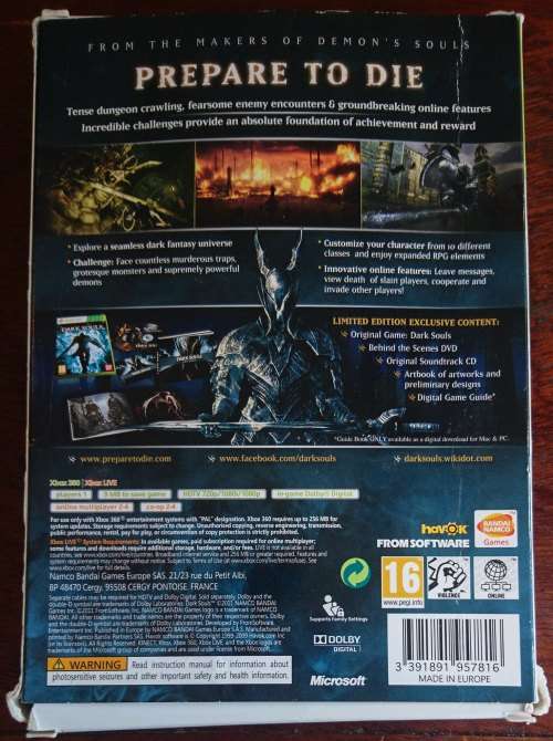 Dark Souls Limited Edition - Xbox 360