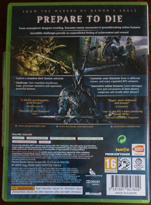 Dark Souls Limited Edition - Xbox 360