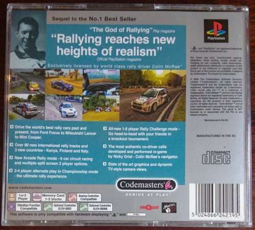 Colin McRea Rally 2.0 - PS1 (Platinum)