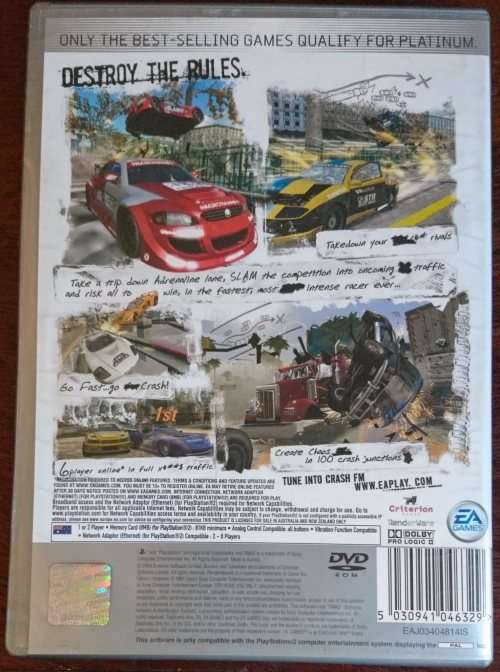 Burnout 3 Takedown - PS2 (platinum)