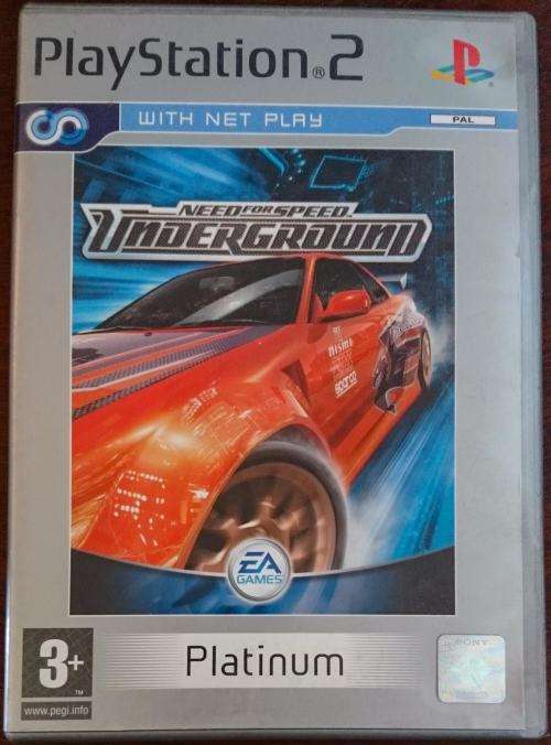 Need for Speed Underground - PS2 (platinum)