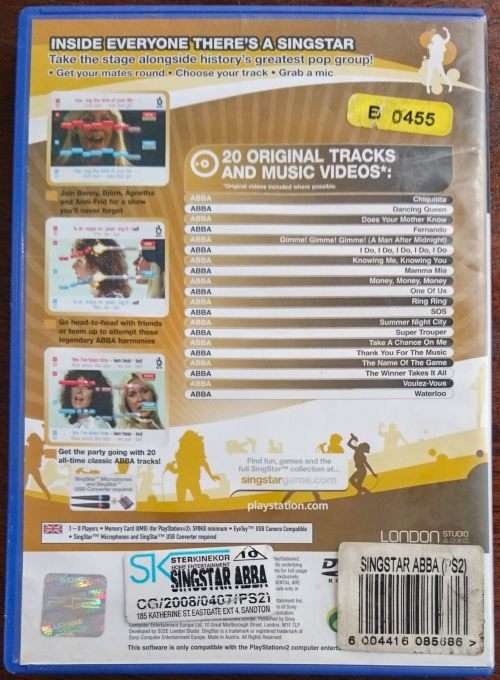 Singstar ABBA - PS2