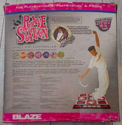 Blaze Rave Station Dance Mat - PS1 / PS2 (Boxed)