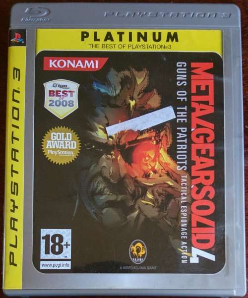 Metal Gear Solid 4 Guns of the Patriots - PS3 (Platinum)