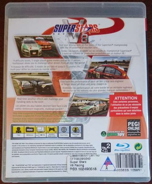 Superstars Racing V8 - PS3