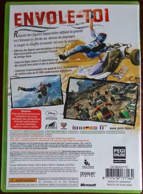 Pure - Xbox 360 (French/English version)