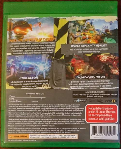 Sunset Overdrive - Xbox One (Day One Edition)