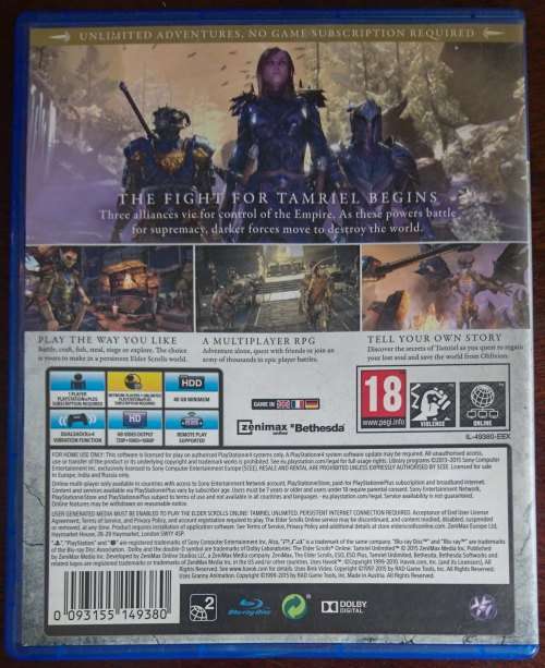 Elder Scrolls Online - PS4