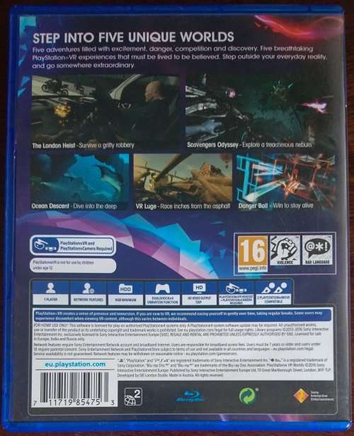 Playstation VR Worlds - PS4 (VR Required)