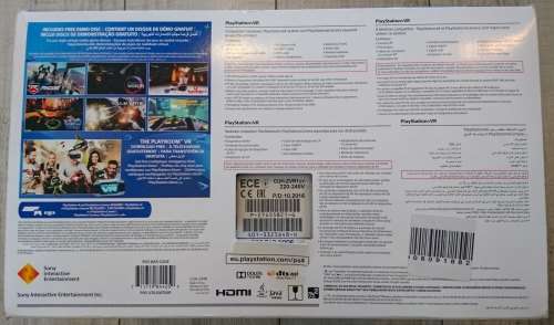 Playstation VR Version 1 (Camera & PS4 Required)