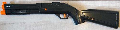 Black Wii Gun Attachment - Rifle Shotgun