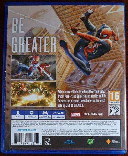 Marvel's Spider-man - PS4