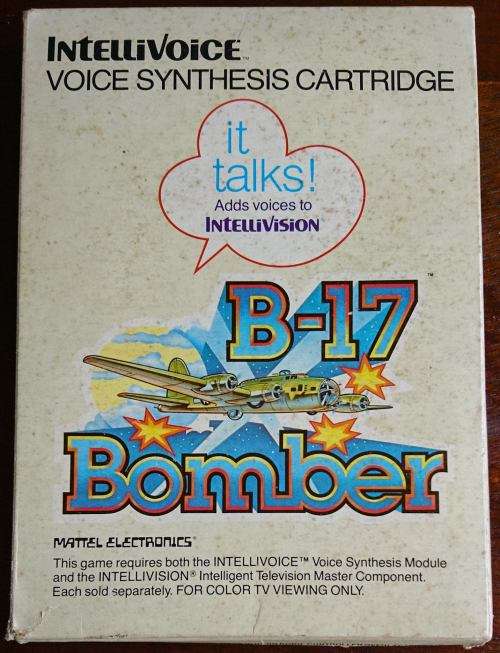 B-17 Bomber - Intellivision (Requires Intellivoice)(Boxed)(Retro)