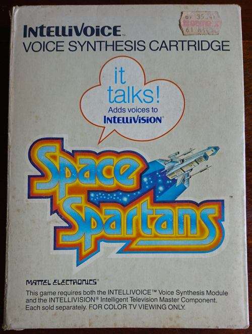 Space Spartans - Intellivision (Requires Intellivoice)(Boxed)(Retro)