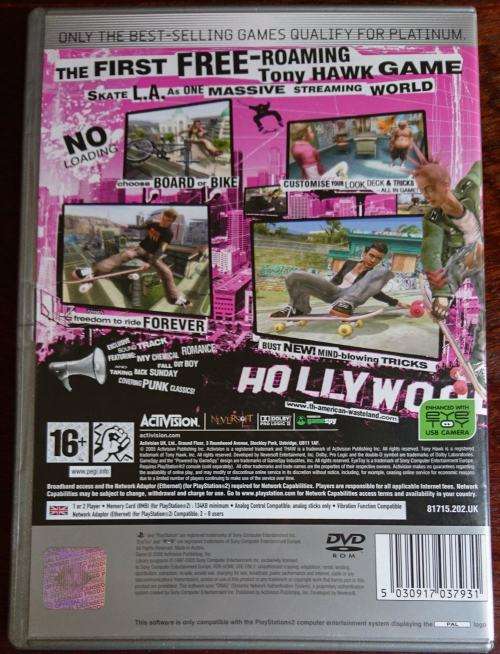 Tony Hawk's American Wasteland - PS2 (Platinum)