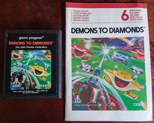 Demons to Diamonds - Atari 2600 (Boxed)(Retro)