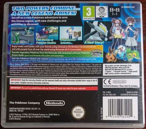 Pokemon Black Version 2 - DS