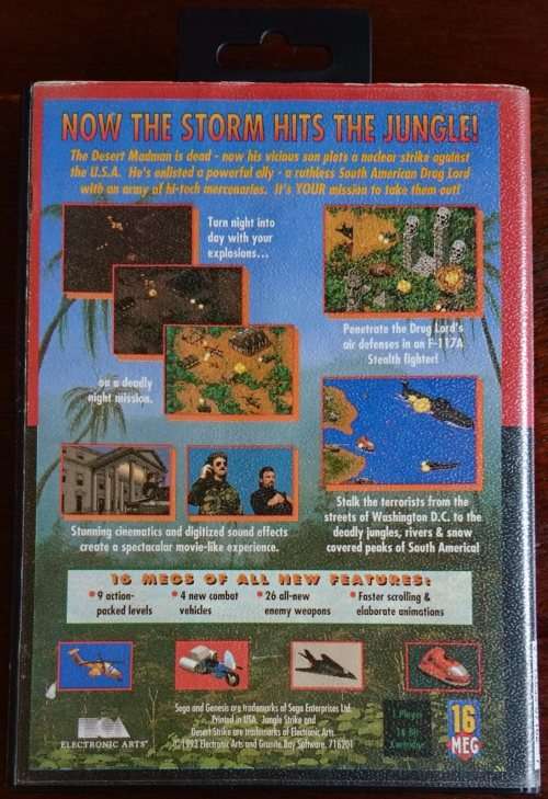 Jungle Strike - Mega Drive (Bootleg)(Retro)