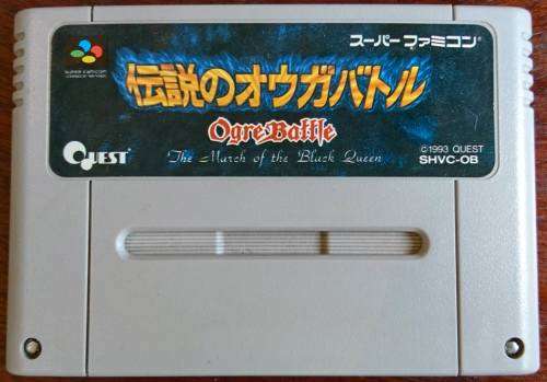 Ogre Battle: The March of the Black Queen - SNES/Super Famicom (Region Free/English)