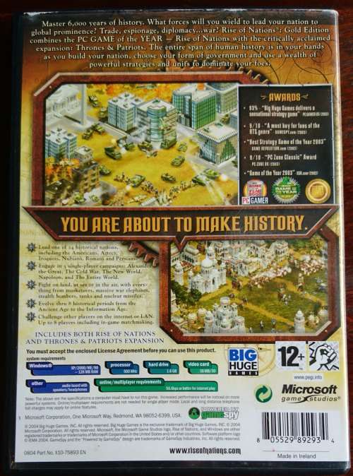 Rise of Nations: Gold Edition - PC (Retro)