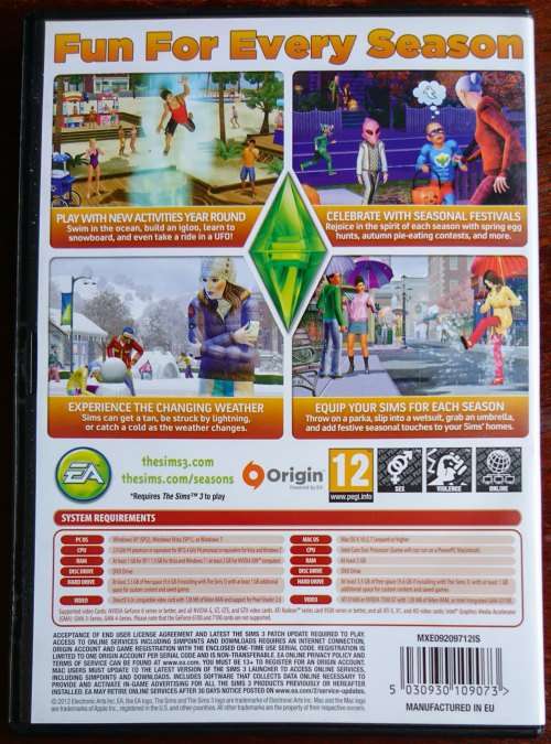 Sims 3 Seasons - PC (Retro)