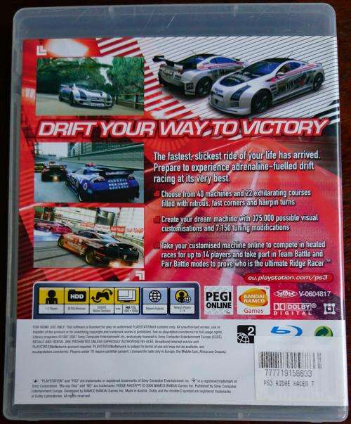 Ridge Racer - PS3