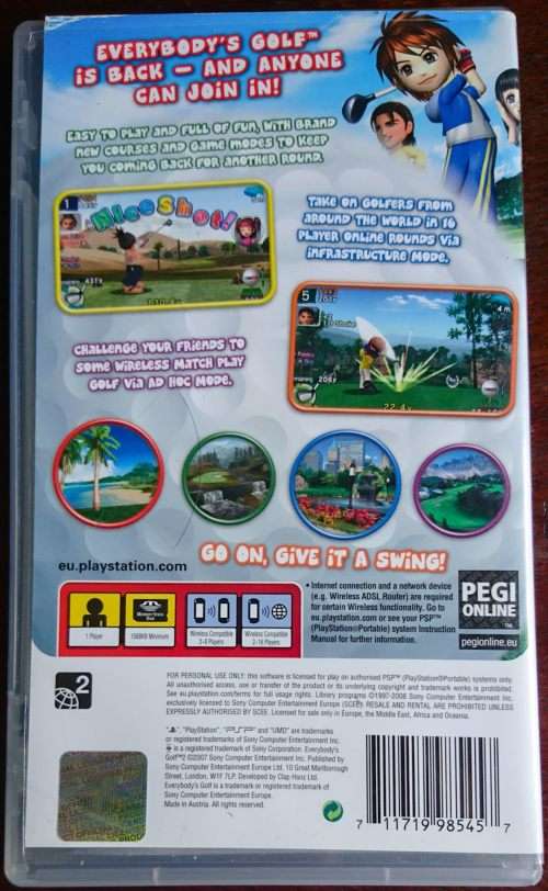 Everybody's Golf 2 - PSP