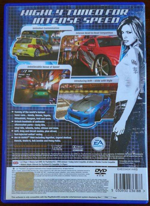 Need for Speed Underground - PS2