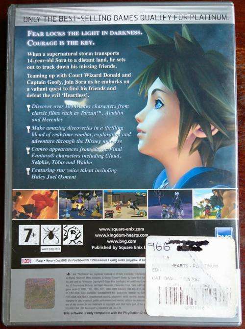 Kingdom Hearts - PS2 (Platinum)